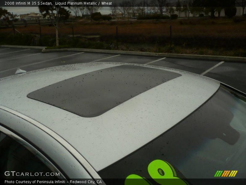 Liquid Platinum Metallic / Wheat 2008 Infiniti M 35 S Sedan