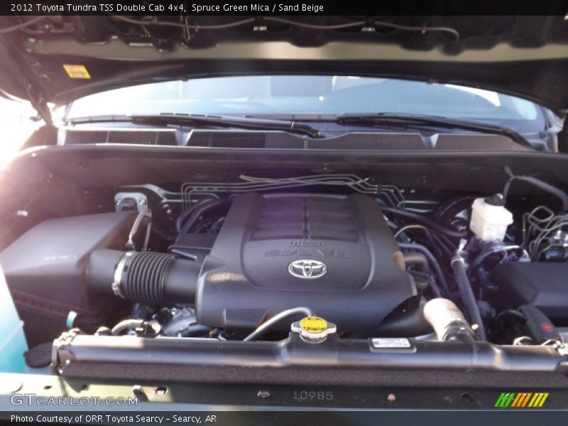 Spruce Green Mica / Sand Beige 2012 Toyota Tundra TSS Double Cab 4x4