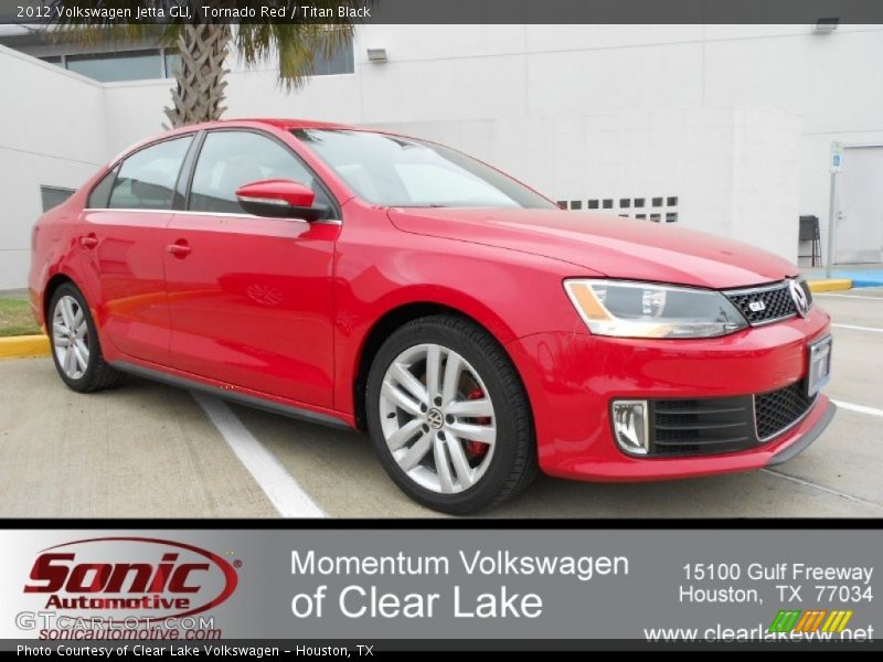 Tornado Red / Titan Black 2012 Volkswagen Jetta GLI