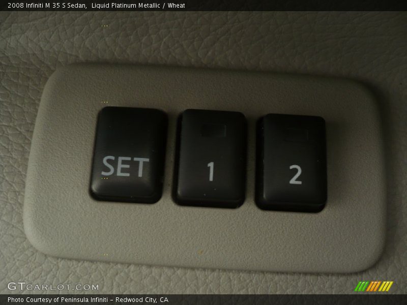 Liquid Platinum Metallic / Wheat 2008 Infiniti M 35 S Sedan