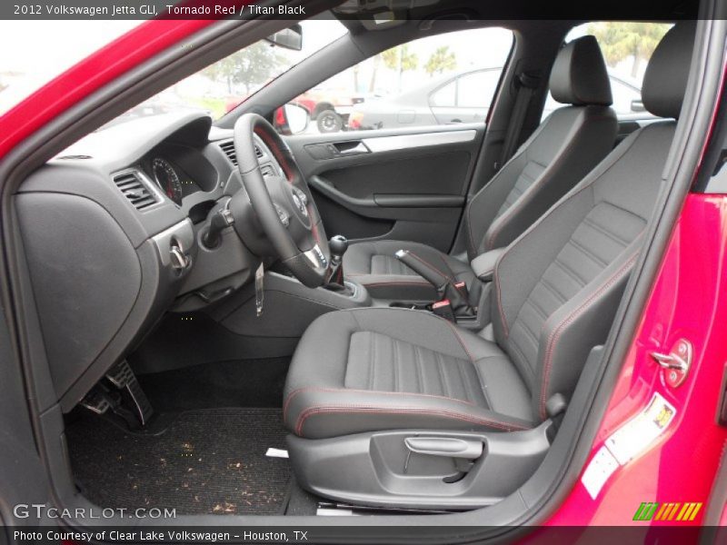 Front Seat of 2012 Jetta GLI