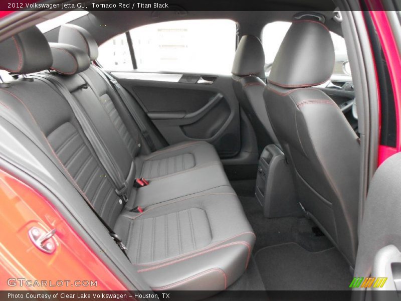 Rear Seat of 2012 Jetta GLI