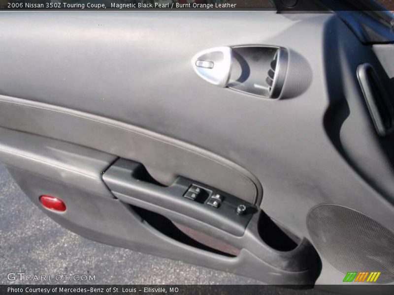 Magnetic Black Pearl / Burnt Orange Leather 2006 Nissan 350Z Touring Coupe