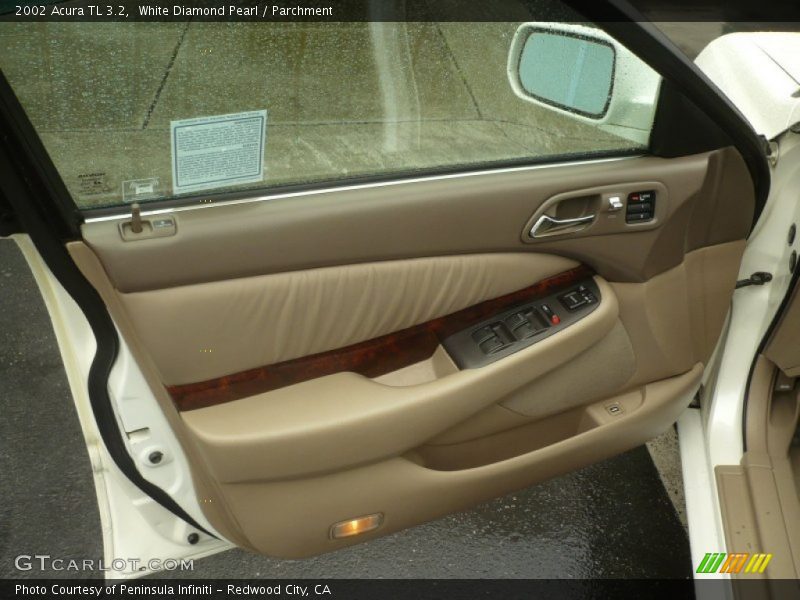 White Diamond Pearl / Parchment 2002 Acura TL 3.2