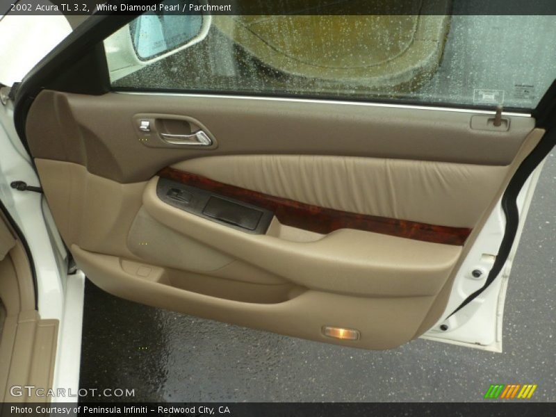 White Diamond Pearl / Parchment 2002 Acura TL 3.2