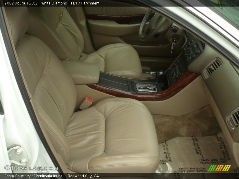 White Diamond Pearl / Parchment 2002 Acura TL 3.2