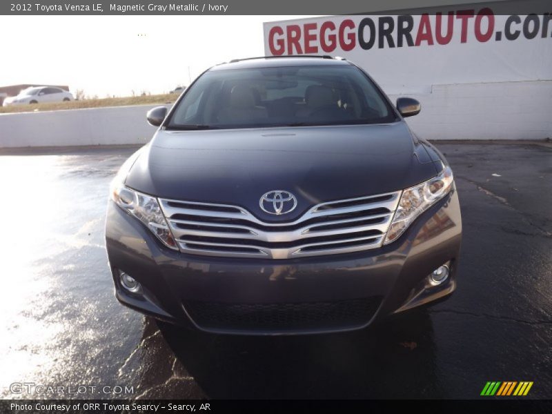 Magnetic Gray Metallic / Ivory 2012 Toyota Venza LE