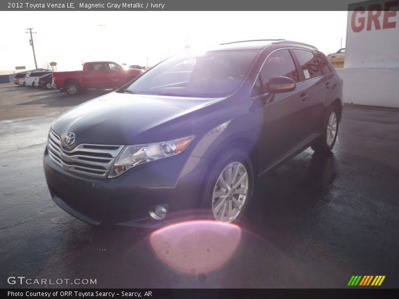 Magnetic Gray Metallic / Ivory 2012 Toyota Venza LE