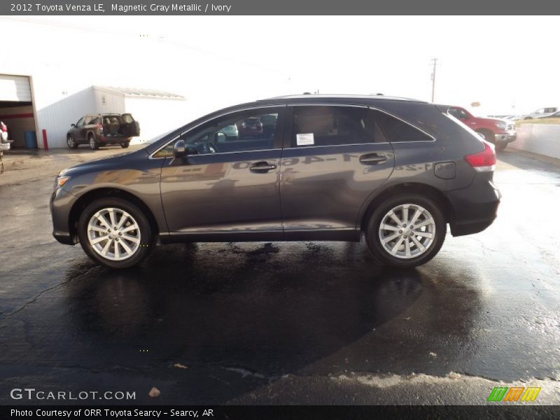 Magnetic Gray Metallic / Ivory 2012 Toyota Venza LE