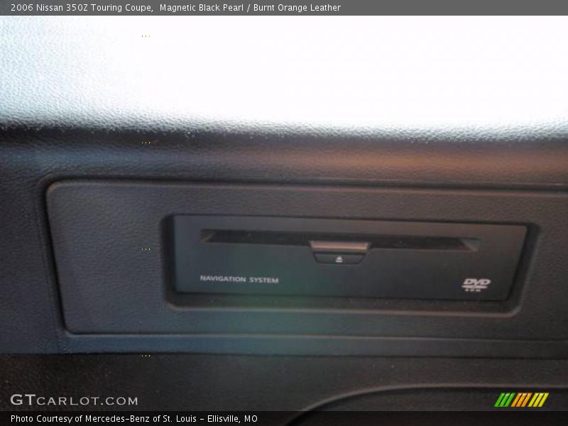 Magnetic Black Pearl / Burnt Orange Leather 2006 Nissan 350Z Touring Coupe