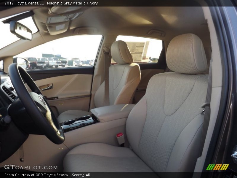 Magnetic Gray Metallic / Ivory 2012 Toyota Venza LE
