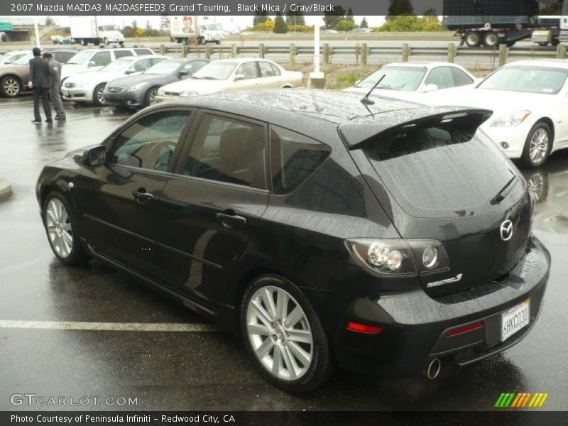 Black Mica / Gray/Black 2007 Mazda MAZDA3 MAZDASPEED3 Grand Touring