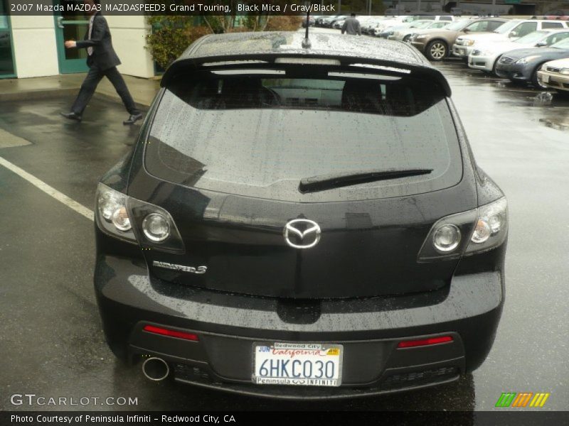 Black Mica / Gray/Black 2007 Mazda MAZDA3 MAZDASPEED3 Grand Touring