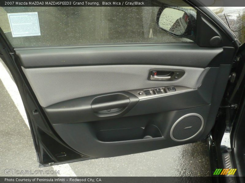 Black Mica / Gray/Black 2007 Mazda MAZDA3 MAZDASPEED3 Grand Touring