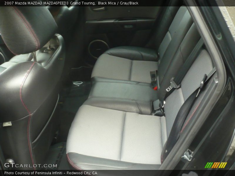 Rear Seat of 2007 MAZDA3 MAZDASPEED3 Grand Touring