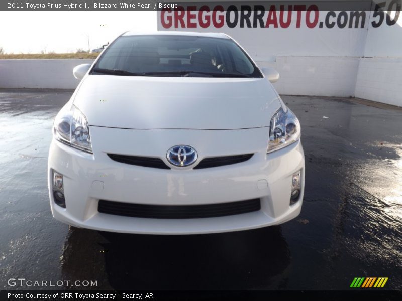 Blizzard White Pearl / Bisque 2011 Toyota Prius Hybrid II
