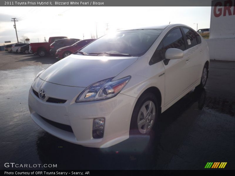 Blizzard White Pearl / Bisque 2011 Toyota Prius Hybrid II