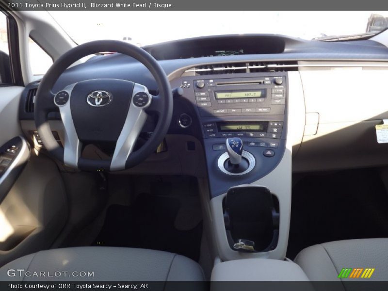 Blizzard White Pearl / Bisque 2011 Toyota Prius Hybrid II