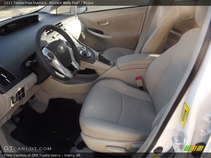 Blizzard White Pearl / Bisque 2011 Toyota Prius Hybrid II