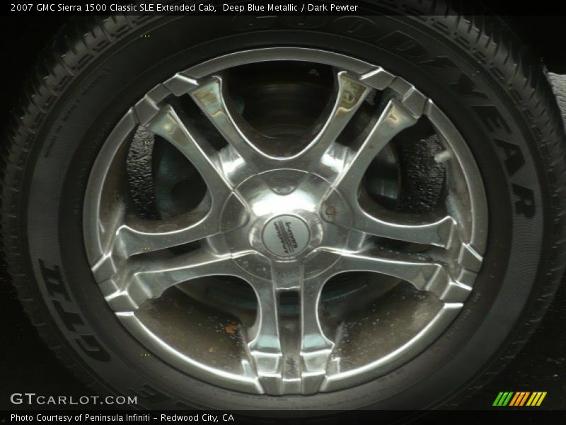 Deep Blue Metallic / Dark Pewter 2007 GMC Sierra 1500 Classic SLE Extended Cab