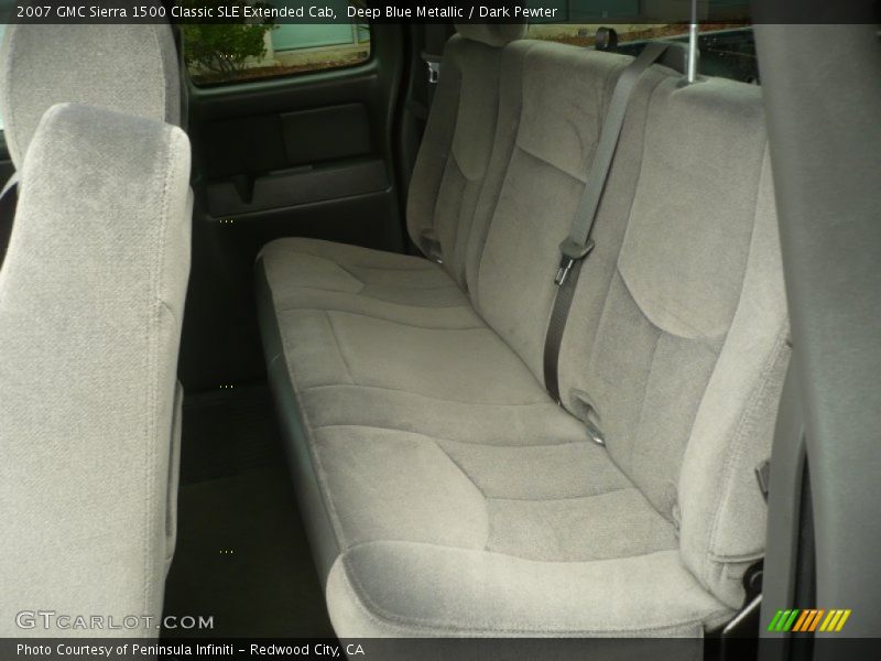 Deep Blue Metallic / Dark Pewter 2007 GMC Sierra 1500 Classic SLE Extended Cab