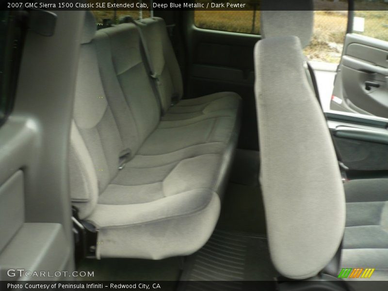 Deep Blue Metallic / Dark Pewter 2007 GMC Sierra 1500 Classic SLE Extended Cab