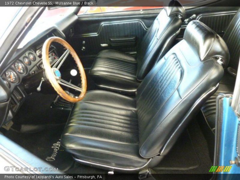  1972 Chevelle SS Black Interior