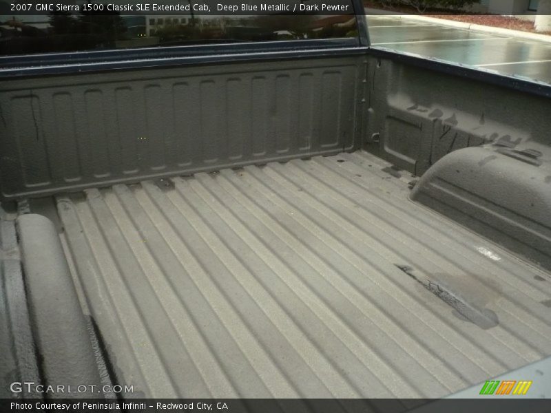 Deep Blue Metallic / Dark Pewter 2007 GMC Sierra 1500 Classic SLE Extended Cab