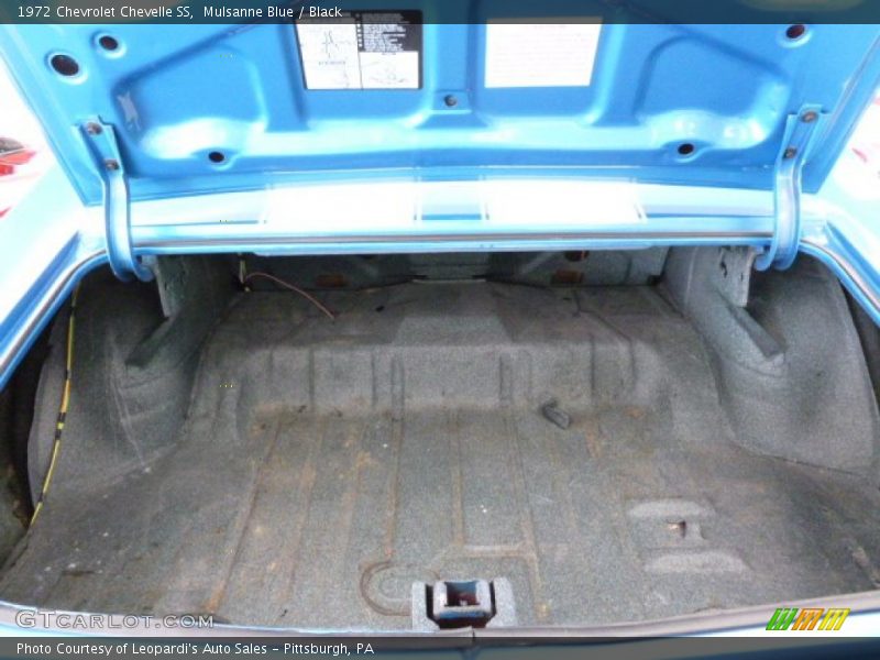  1972 Chevelle SS Trunk