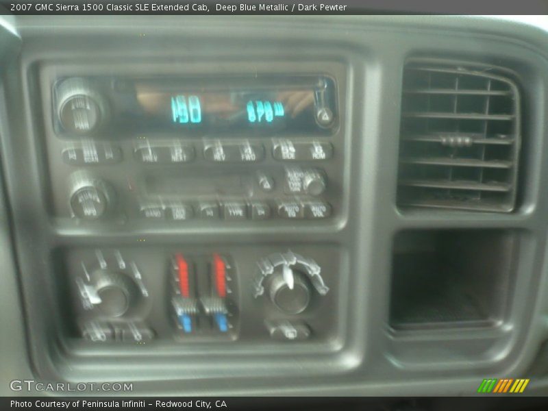 Deep Blue Metallic / Dark Pewter 2007 GMC Sierra 1500 Classic SLE Extended Cab