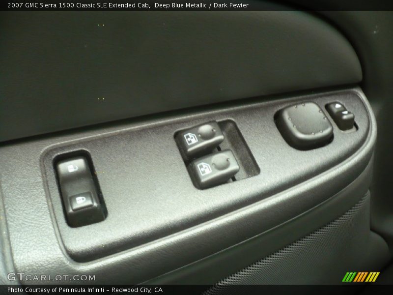 Deep Blue Metallic / Dark Pewter 2007 GMC Sierra 1500 Classic SLE Extended Cab