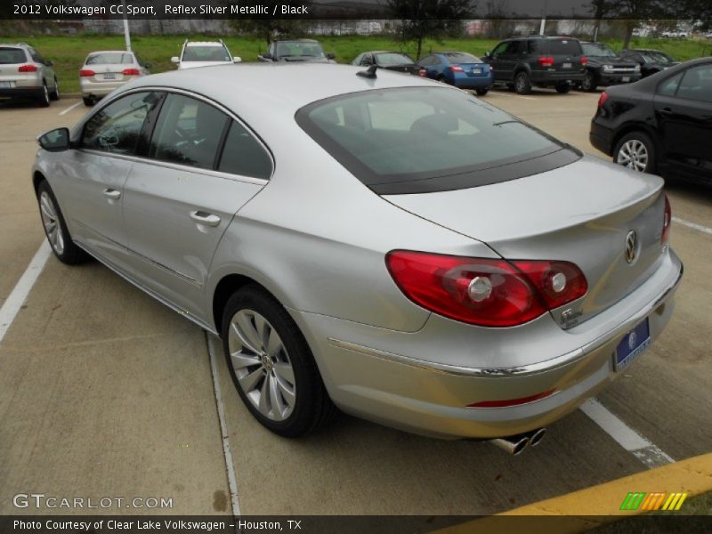 Reflex Silver Metallic / Black 2012 Volkswagen CC Sport