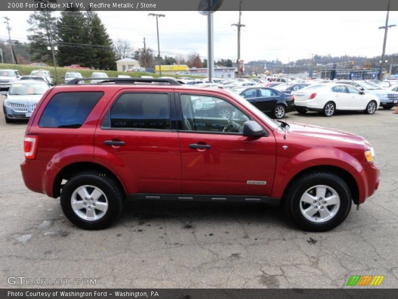 Redfire Metallic / Stone 2008 Ford Escape XLT V6