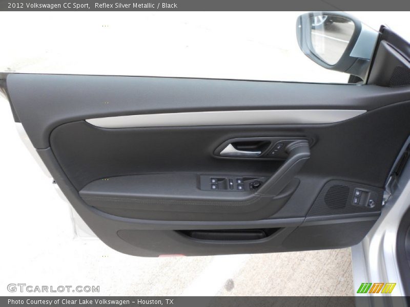 Reflex Silver Metallic / Black 2012 Volkswagen CC Sport