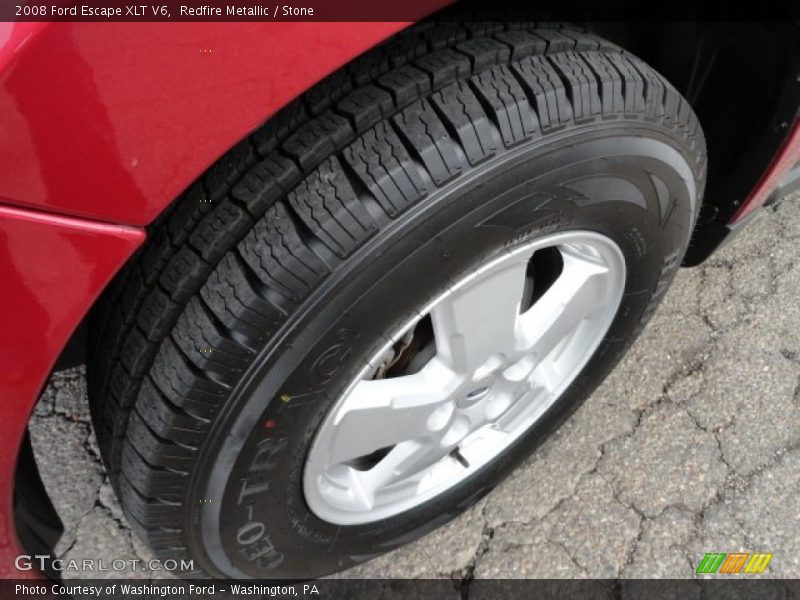 Redfire Metallic / Stone 2008 Ford Escape XLT V6