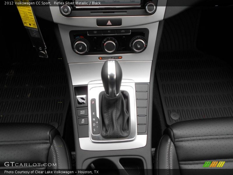 Reflex Silver Metallic / Black 2012 Volkswagen CC Sport