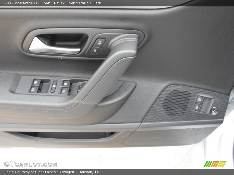 Reflex Silver Metallic / Black 2012 Volkswagen CC Sport