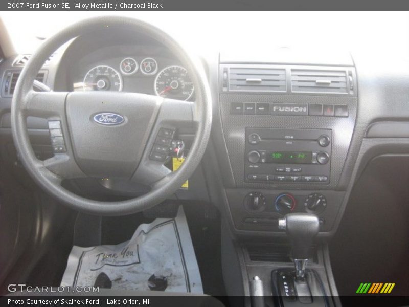 Alloy Metallic / Charcoal Black 2007 Ford Fusion SE