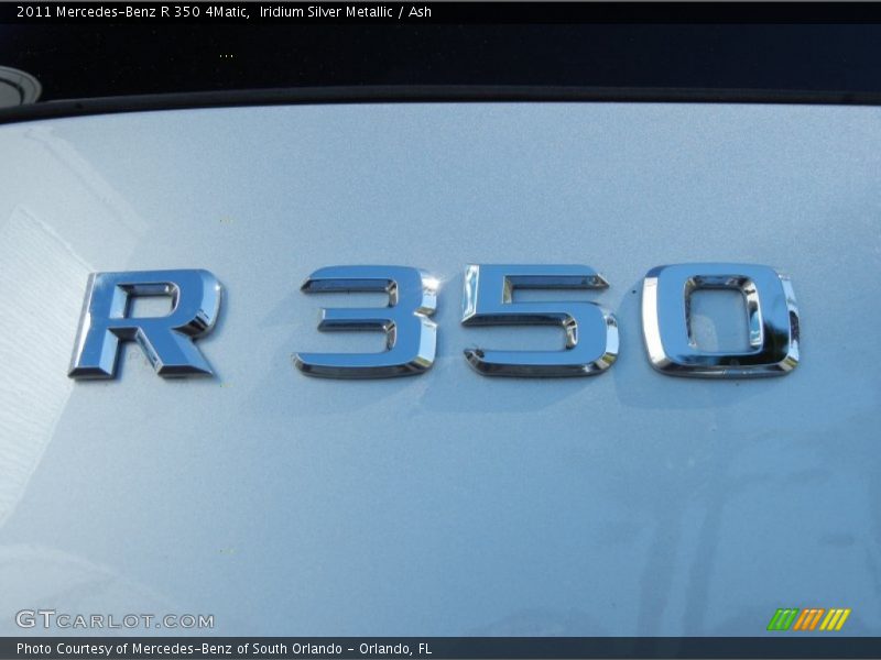 Iridium Silver Metallic / Ash 2011 Mercedes-Benz R 350 4Matic