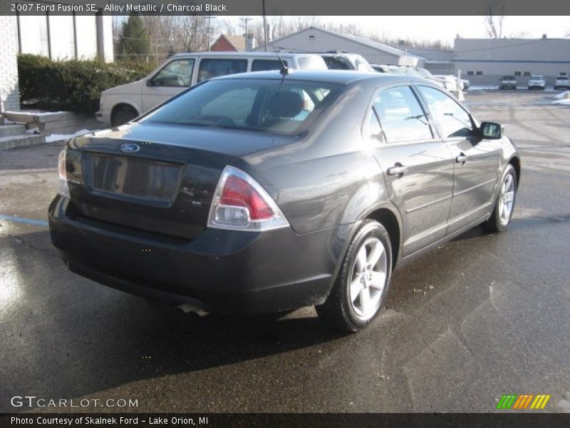 Alloy Metallic / Charcoal Black 2007 Ford Fusion SE