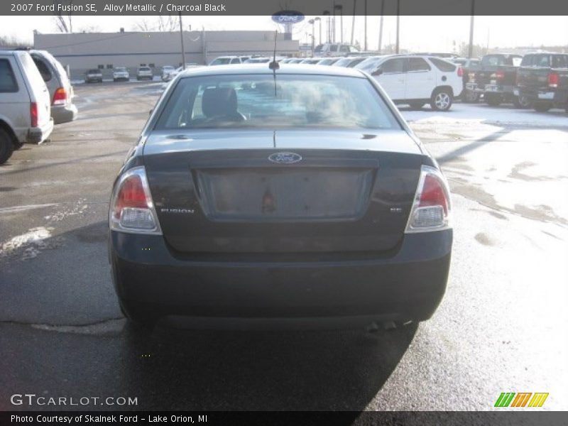 Alloy Metallic / Charcoal Black 2007 Ford Fusion SE