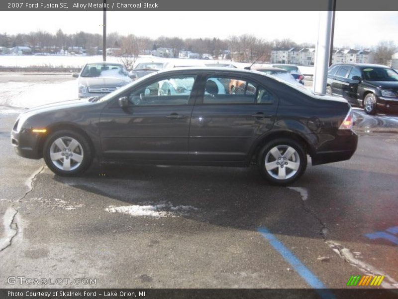 Alloy Metallic / Charcoal Black 2007 Ford Fusion SE