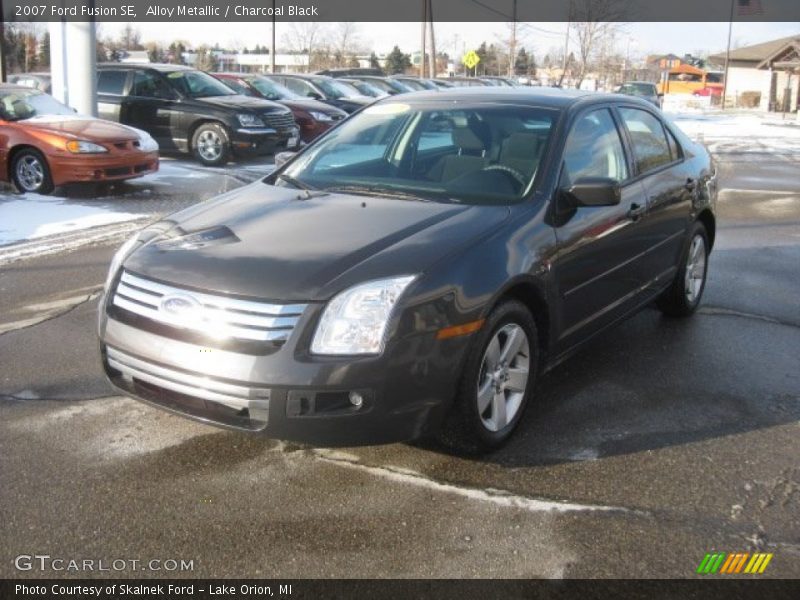 Alloy Metallic / Charcoal Black 2007 Ford Fusion SE
