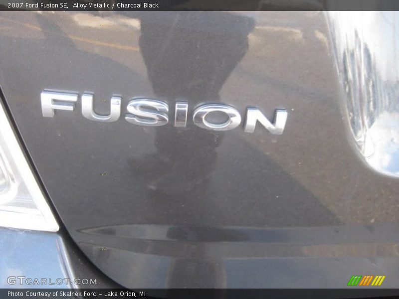 Alloy Metallic / Charcoal Black 2007 Ford Fusion SE