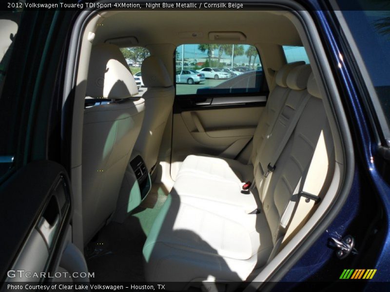 Night Blue Metallic / Cornsilk Beige 2012 Volkswagen Touareg TDI Sport 4XMotion