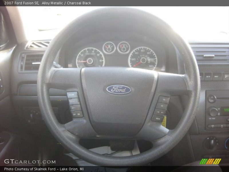 Alloy Metallic / Charcoal Black 2007 Ford Fusion SE