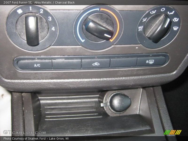 Alloy Metallic / Charcoal Black 2007 Ford Fusion SE