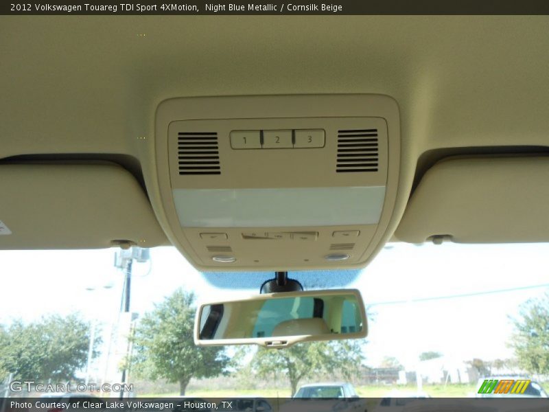 Night Blue Metallic / Cornsilk Beige 2012 Volkswagen Touareg TDI Sport 4XMotion