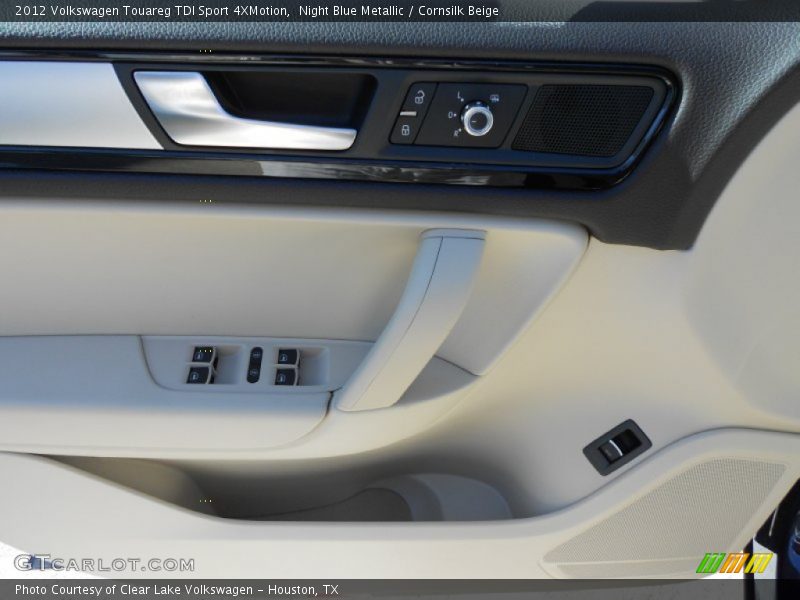Night Blue Metallic / Cornsilk Beige 2012 Volkswagen Touareg TDI Sport 4XMotion