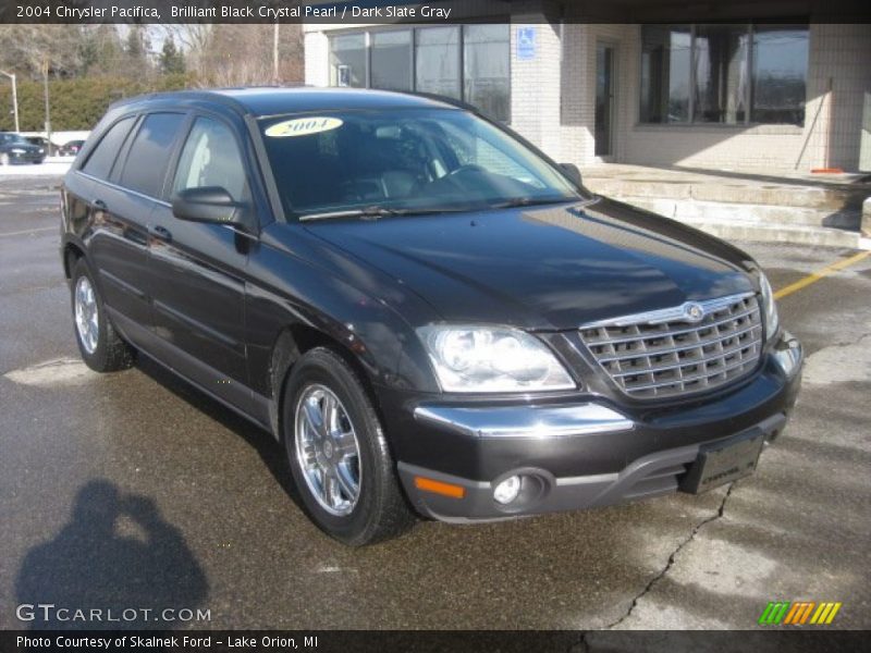 Brilliant Black Crystal Pearl / Dark Slate Gray 2004 Chrysler Pacifica